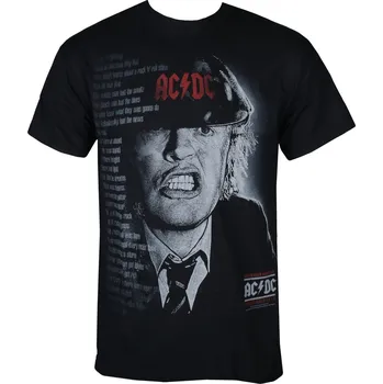 Pánské tričko Tričko metal pánské AC-DC - BIG FACE ANGUS - LIQUID BLUE - 31879 - M