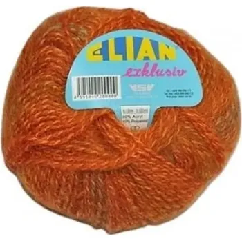 Příze Pletací příze Elian Exklusiv 182 - oranžová