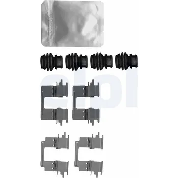 Autodíl Sada příslušenství, obložení kotoučové brzdy DELPHI LX0624