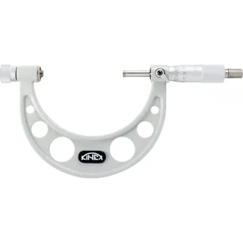 KINEX 7002-12-100 Mikrometr třmenový 0-100mm/0,005mm, DIN 863