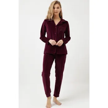 Dámské pyžamo Soft Cotton Luisa Moretti Dámské pyžamo bambusové CARLA Luisa Moretti Dámské bambusové pyžamo CARLA M Světle žlutá - 8680404143965