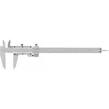 Posuvné měřítko KINEX 6002 Posuvka 200 mm, 0,02 mm, jemné stavění, aretace šroubkem, ČSN&nbsp;25&nbsp;1238, DIN&nbsp;862