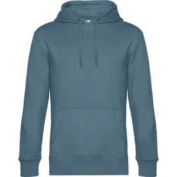 Pánská mikina B&C Pánská mikina s kapucí King Hooded Barva: Modrá, Velikost: XL