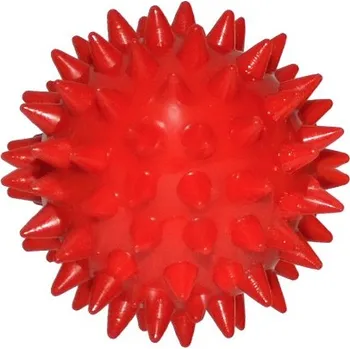 Masážní míček Míč masážní ježek, 5 cm, středně tvrdý Červená