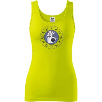 Souhvězdí váhy barevné - Dámské tílko - S ( Limetková )