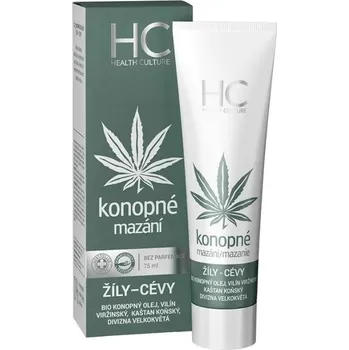 Masážní přípravek CannaVibe Malani KONOPNÉ MAZÁNÍ ŽÍLY-CÉVY 75 ml