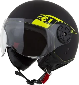 Helma na motorku Zed C30 matná černá/fluo žlutá