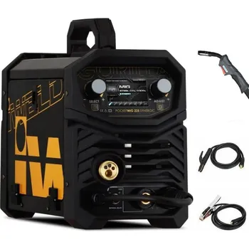 Svářečka iWELD CO2&nbsp;invertorová svářečka PocketMig 225 OLED Synergic včetně hořáku 800MIG225SYN