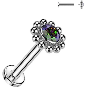 Piercing Piercing do brady / ucha TITAN (vitrail medium 1,2 x 8 mm)