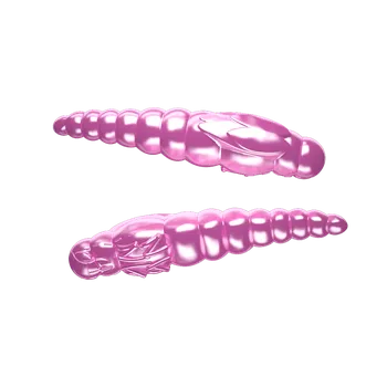 Umělá nástraha Gumová nástraha Libra Lures Largo Slim 34mm Pink Pearl 018 Cheese (12ks)