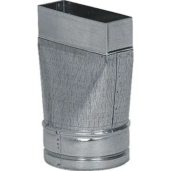Krbová kamna Hs Flamingo Redukce hranatá 150x50 mm, kanál - flex 125 mm