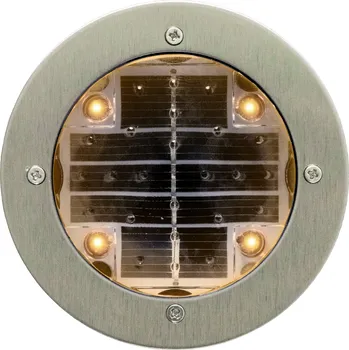 Solární světlo do WPC teras - 4 LED Barva: Teplá bílá