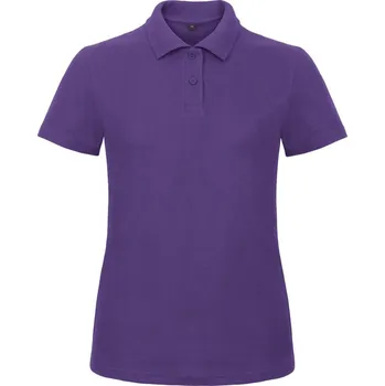 Dámská košile B&C Dámská polokošile Piqué polo ID.001 Velikost: S, Barva: fialová