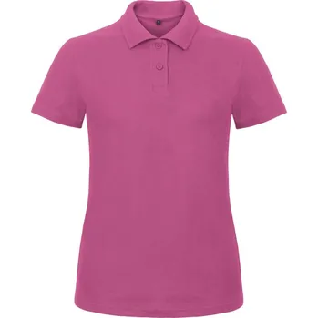 Dámská košile B&C Dámská polokošile Piqué polo ID.001 Velikost: S, Barva: fuchsia red