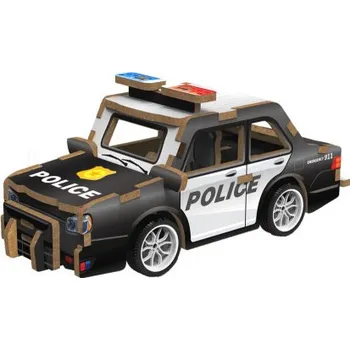 3D puzzle Wiky Dřevěné 3D puzzle Policejní auto 13 cm