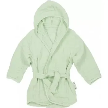 Dívčí župan MEYCO mušelínový župánek Soft Green vel. 86/92 cm