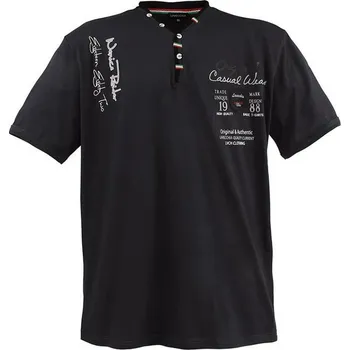 LAVECCHIA tričko pánské 2042 nadměrná velikost 5XL tmavě šedá