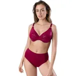 Dámské plavky TIMO 841641 vínové vínová 90G