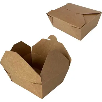 Party nádobí Lunchbox 1150 ml kraft, 150x120x65 mm, 35 ks