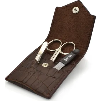 Manikúrní set - pravá kůže, vzor krokodýl Magnum 231, 3 díly