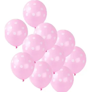 Balónek Latexové Balónky 10ks, 30cm růžová