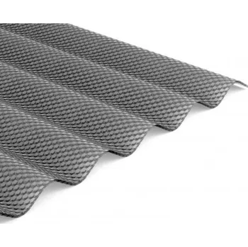 Průsvitná krytina Covernit Vlnitý polykarbonát WBH Strong antracit 3500 x 1045 mm