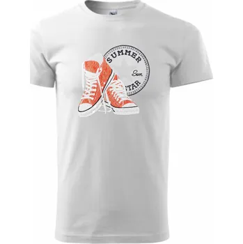 ON-DESIGN Tričko pánské/dětské TENISKY SUMMER Velikost: 2XL, Barva: bílá