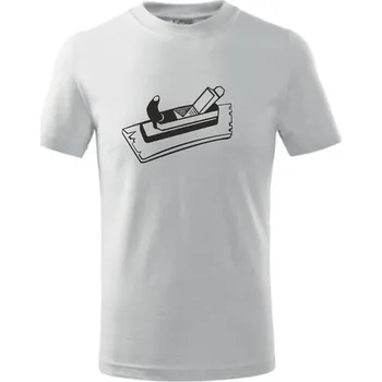 ON-DESIGN Dětské tričko s TRUHLÁŘEM Velikost: 110 cm/4 roky, Barva: bílá