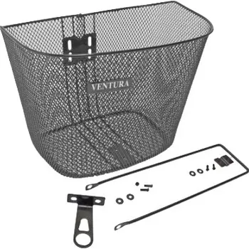 Košík na láhev BPLumen Koš na řidítka děrovaný černý