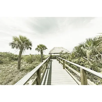 Plakát Plakát, Obraz - Bridge to the beach | Vintage, Melanie Viola