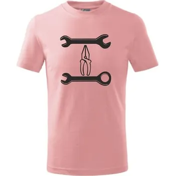 ON-DESIGN Dětské tričko s MONTÉREM Velikost: 110 cm/4 roky, Barva: růžová