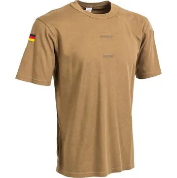 Bundeswehr Triko BW TROPEN s vlaječkami HNĚDÉ použité velikost: 54/48