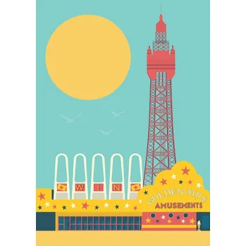 Plakát Plakát, Obraz - Blackpool, Gail Myerscough