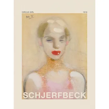 Plakát Plakát, Obraz - Circus Girl (Special Edition Female Portrait) - Helene Schjerfbeck