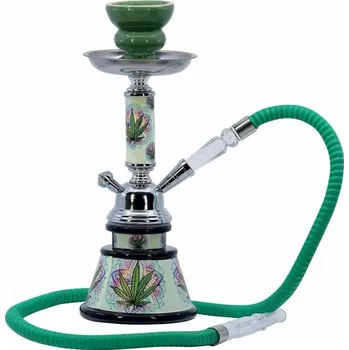 Vodní dýmka Leaf zelená 25 cm