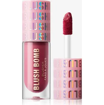 Tvářenka Makeup Revolution Y2k Blush Bomb tekutá tvářenka odstín That's Cute Pink 4.5 ml