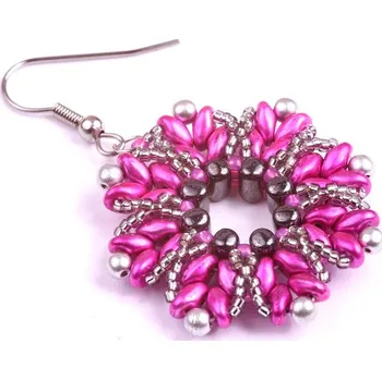 Korálek Náušnice Diojenis č. 1186 - stavebnice