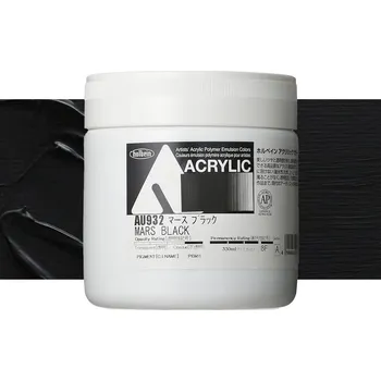 Vodová barva Akrylová barva Holbein Heavy Body - Mars Black Balení: 330ml