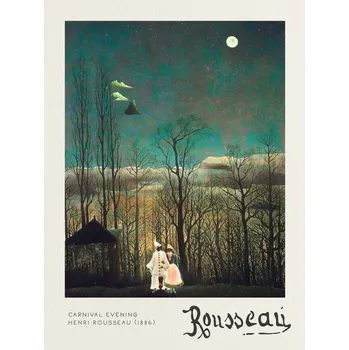 Plakát Plakát, Obraz - Carnival Evening - Henri Rousseau