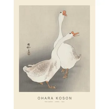 Plakát Plakát, Obraz - Two Geese (Special Edition) - Ohara Koson