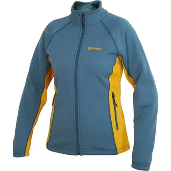 Dámská mikina dámská propínací bunda WARMPEACE DRIGGS LADY shadow blue/gold - S