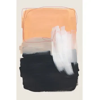 Plakát Plakát, Obraz - Abstract Brush 9, Mareike Böhmer