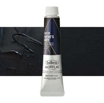 Vodová barva Akrylová barva Holbein Heavy Body - Paynes Gray Balení: 20 ml