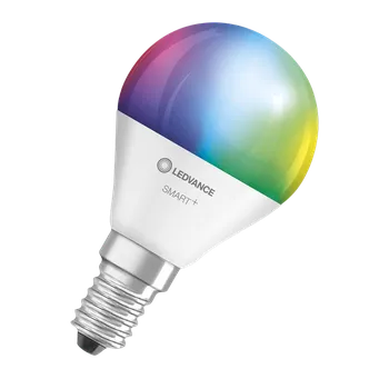 Žárovka LEDVANCE SMART LED žárovka CLAS P 40 4,9W E14 Multicolor