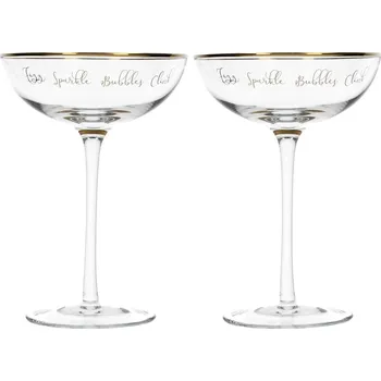 Sklenice Skleničky na sekt Ava & I čirá