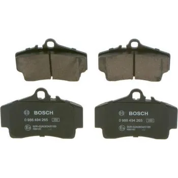 Brzdová destička Sada brzdových destiček, kotoučová brzda BOSCH 0 986 494 265