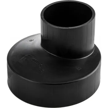 Kanalizační potrubí Redukce excentrická odvodňovací Wavin Quickstream HDPE d56 x 40, černá