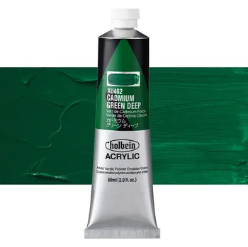 Vodová barva Akrylová barva Holbein Heavy Body - Cadmium Green Deep Balení: 60 ml