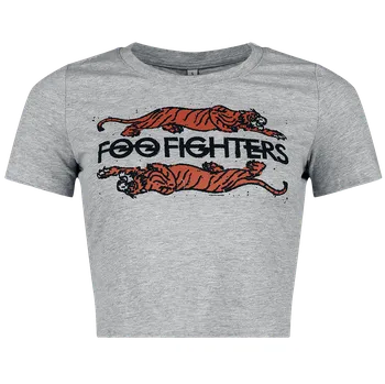 Dámské tričko Tričko z Foo Fighters - Crawling Tigers - Ženy - šedá