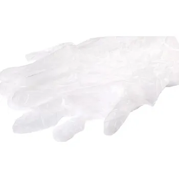 Pracovní rukavice Levior Rukavice vinylové jednorazové velikost 9(l), čiré, bez pudru